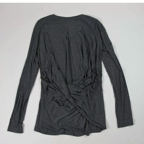 Michael Stars Back Drape Long Sleeve Tee Small - Picture 7 of 8